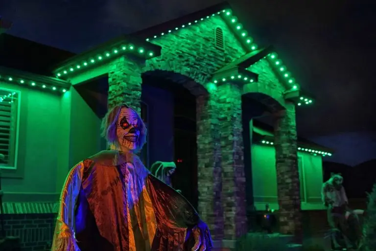 Custom Halloween lighting design